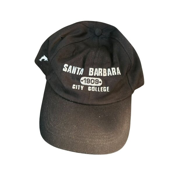 Santa Barbara City College Black Baseball Cap Ahead Classics Adjustable CM2091 - Picture 8 of 8